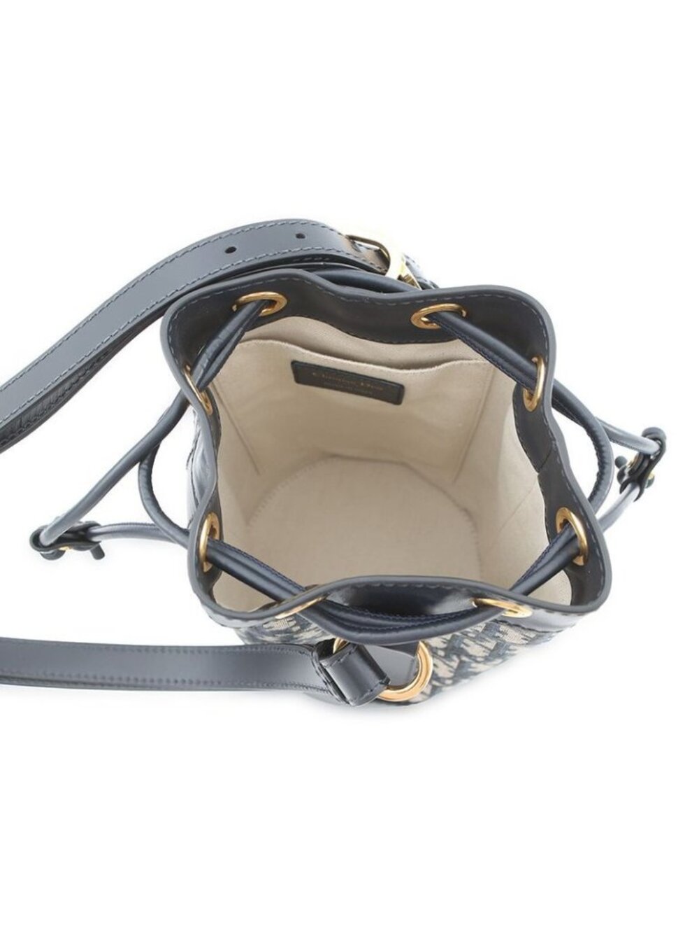 Dior Backpack Oblique Small Navybeige - Picture 6 of 10